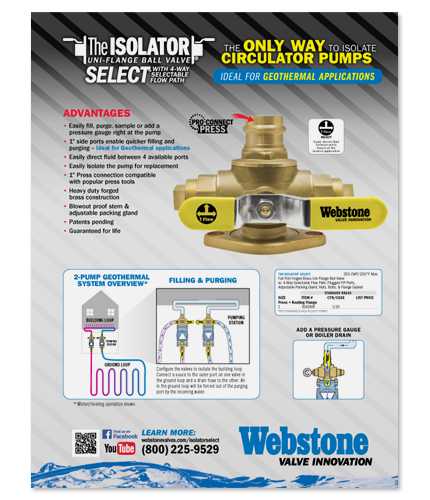 Isolator Select Flyer